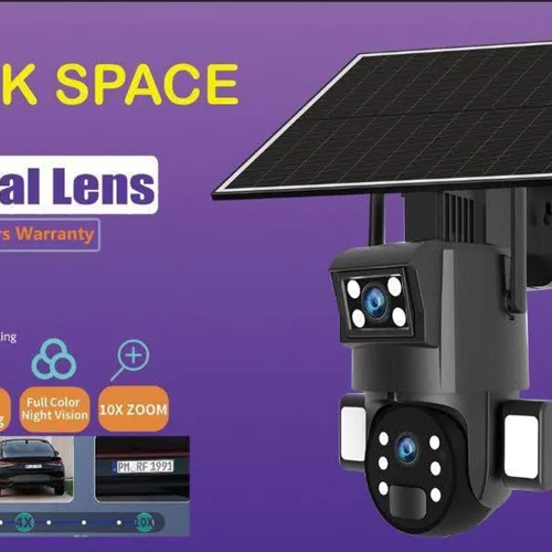 دوربین خورشیدی سیمکارتی بیسیم چرخشی