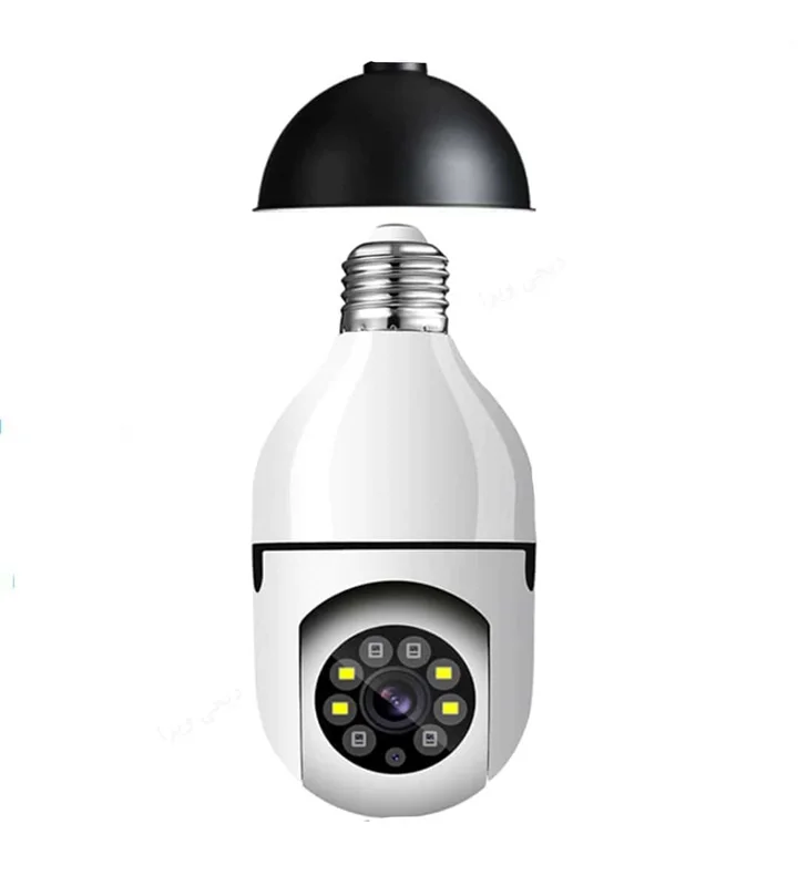 دوربین لامپی چرخشی 360 درجه  V380 PRO ORGINAL(هفت روز ضمانت سلامت و اصالت کالا)